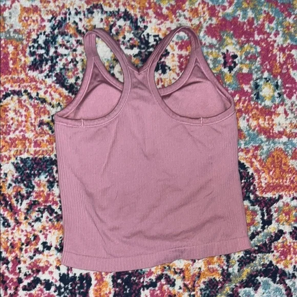 Pink Racerback Tank Top - Picture 2 of 3